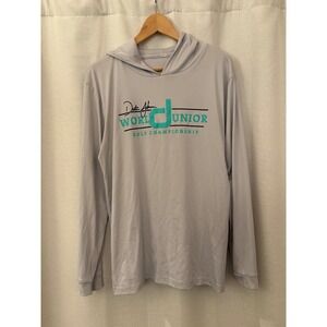 Dustin Johnson World Junior Golf Championship Hoodie Grey Performance Shirt L